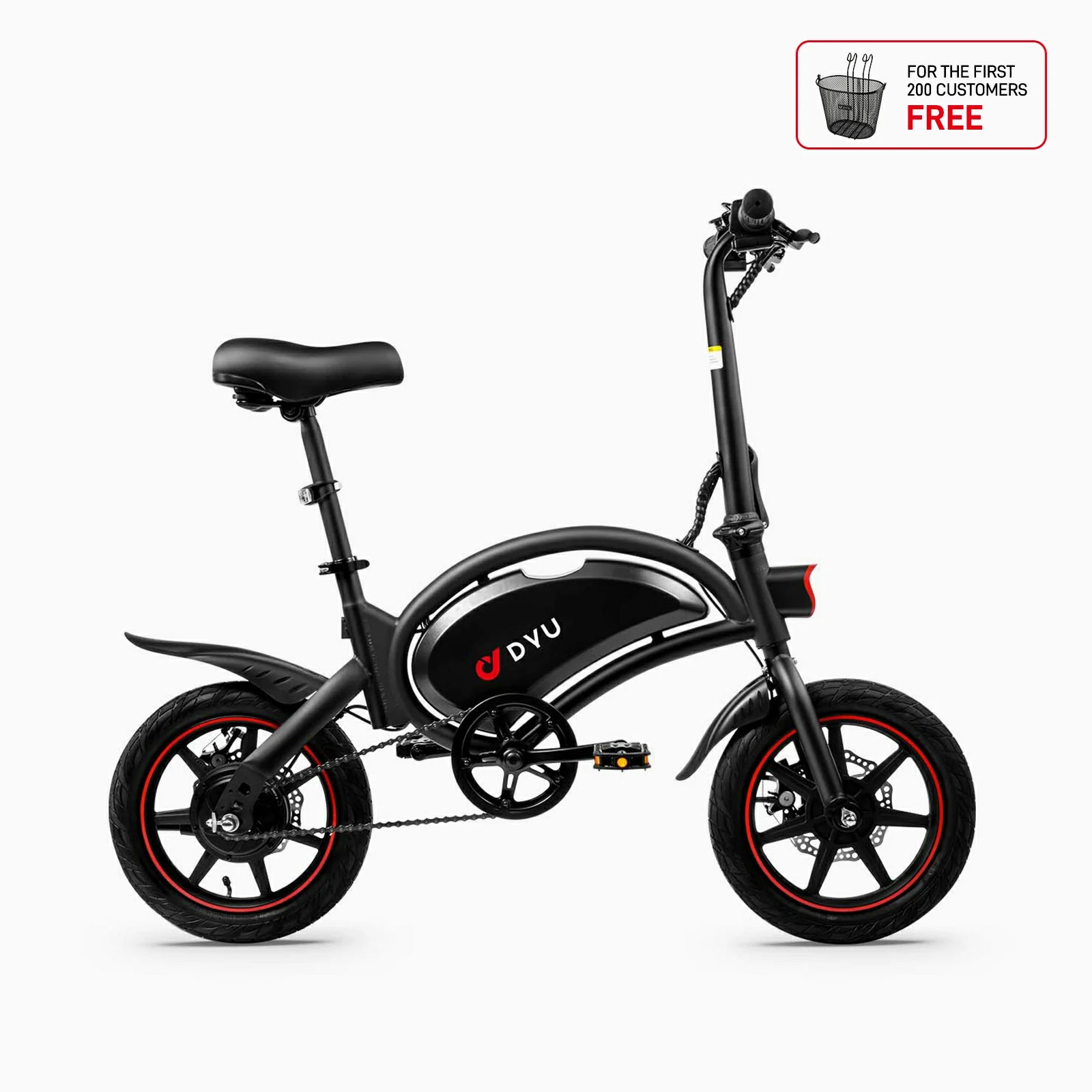 DYU D3F 14 Inch Folding Ebike