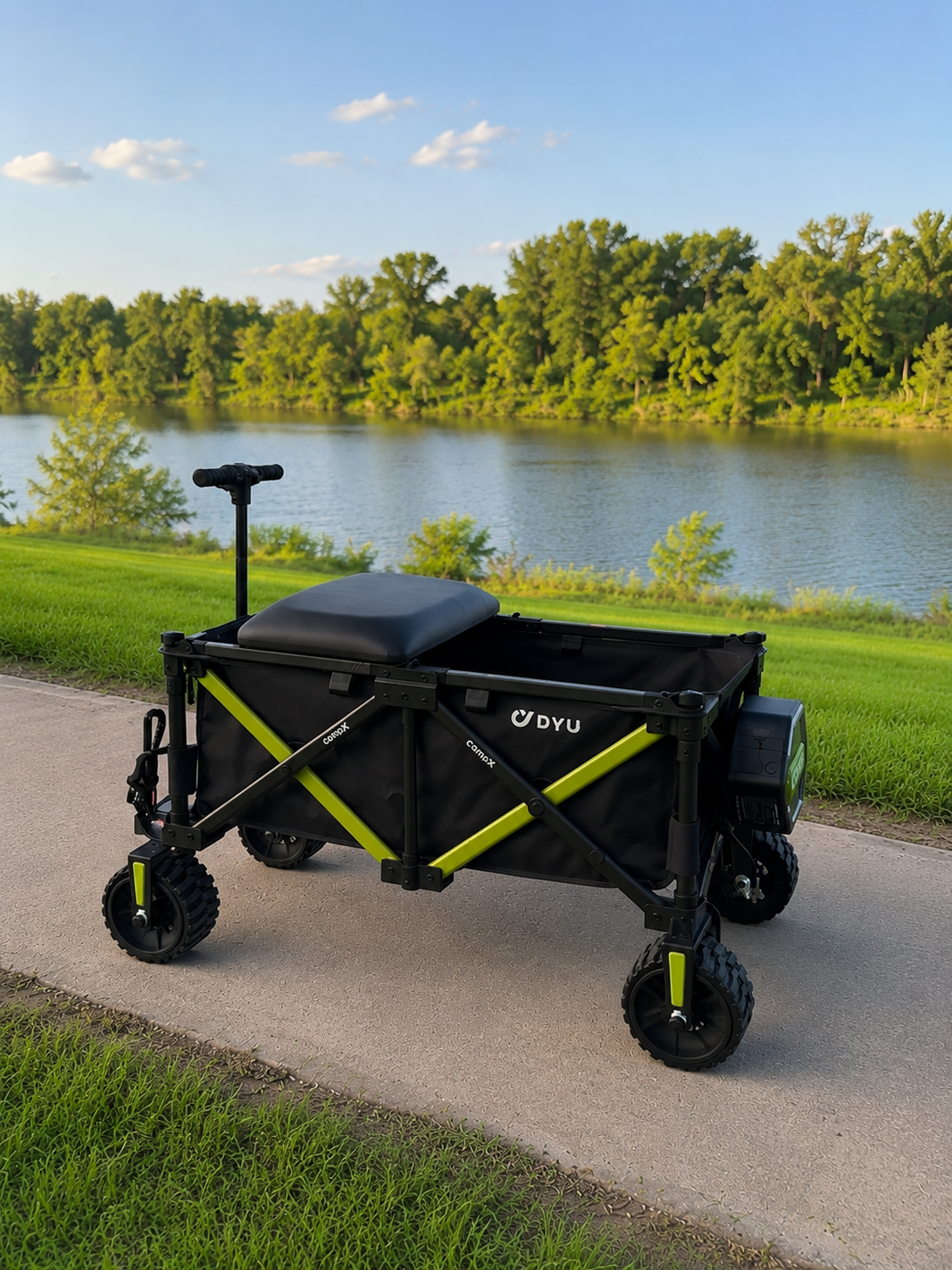 Electric Wagon Garden Work Setup Guide