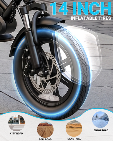 DYU X1 mini 14 inch Electric Bike for Adults