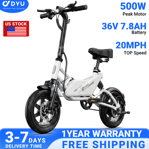DYU X1 mini 14 inch Electric Bike for Adults