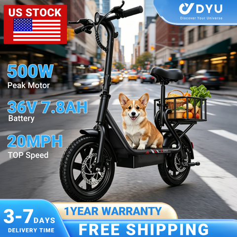 DYU C4 MINI 14'' Foldable Electric Bike