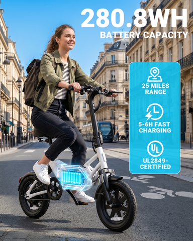 DYU X1 mini 14 inch Electric Bike for Adults