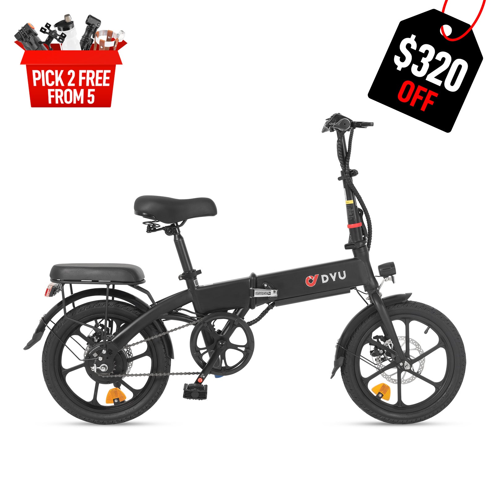 DYU A1F 16 Inch Folding Electric Bike