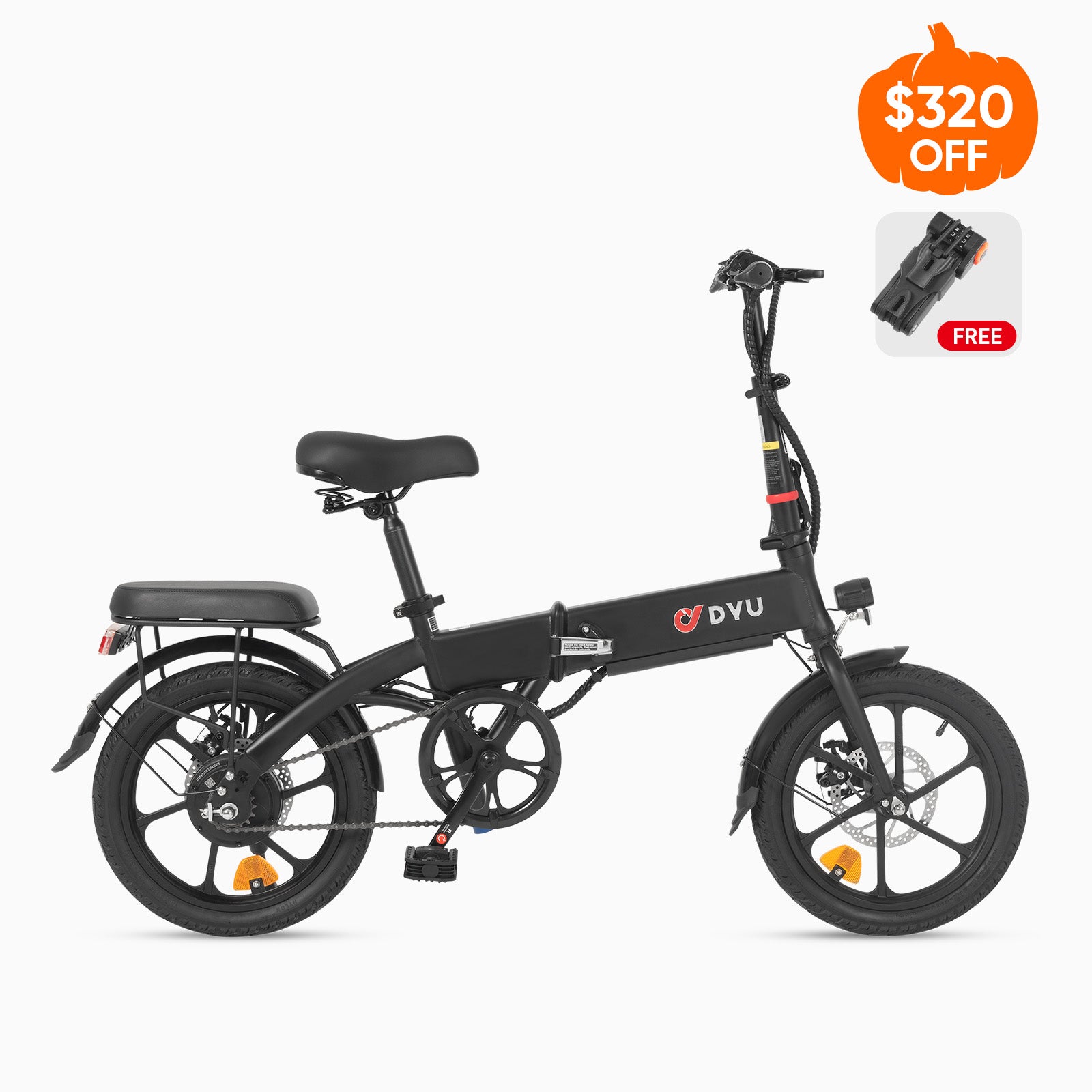 DYU A1F 16 Inch Folding Electric Bike