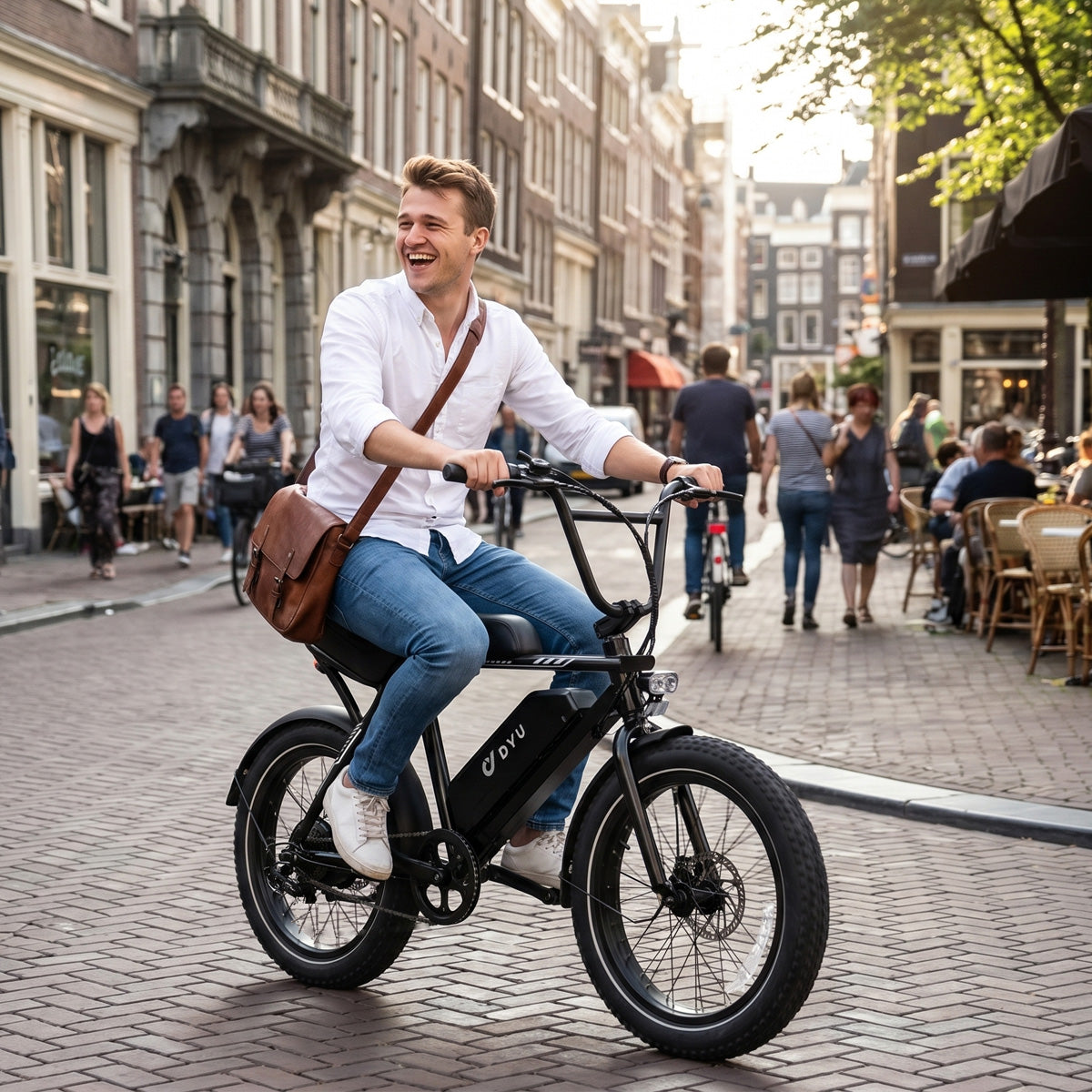DYU UX BMX 20 Inch Fat Tire Electric Bike