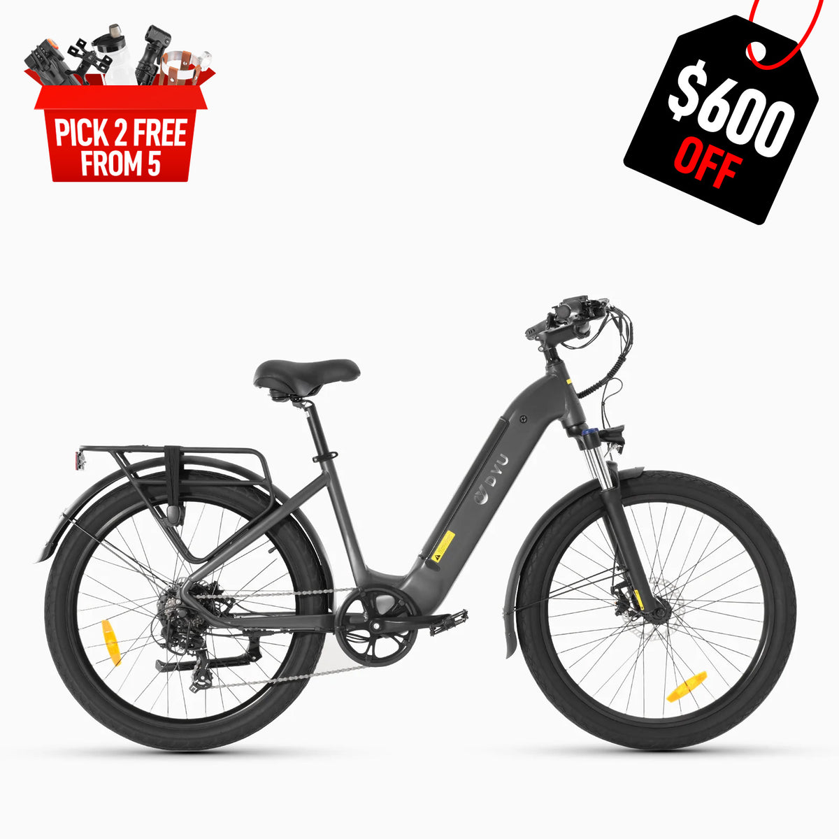 DYU C1 26 Inch City Electric Bike