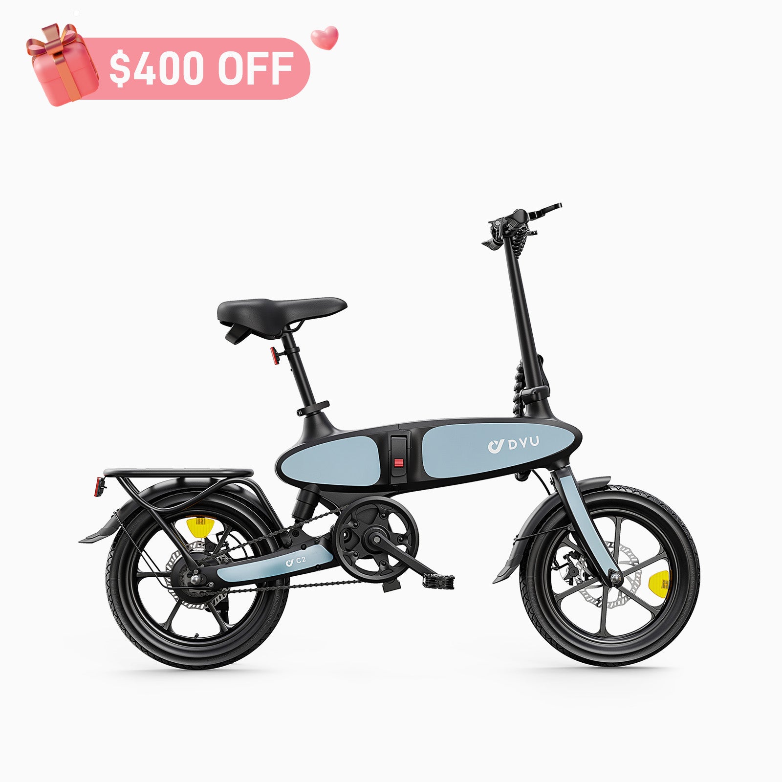 DYU C2 16 Inch Full Folding Electric Bike