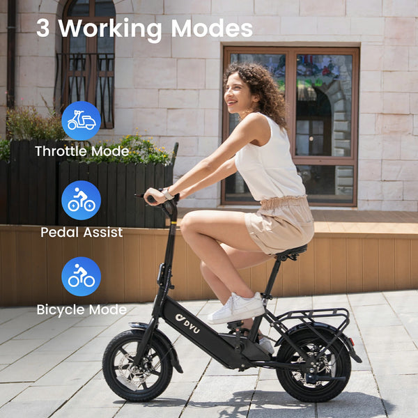 DYU C3 14/16 Inch Folding Ebike