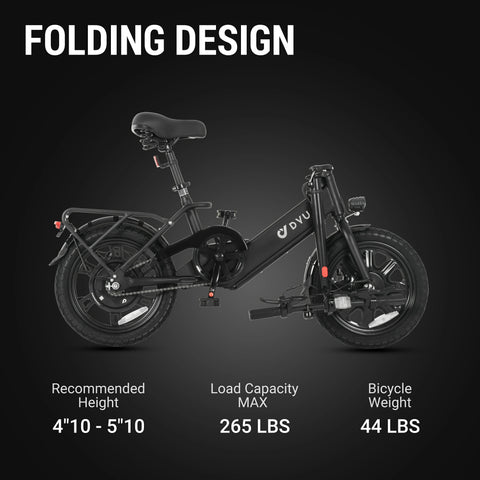 DYU C3 14/16 Inch Folding Ebike