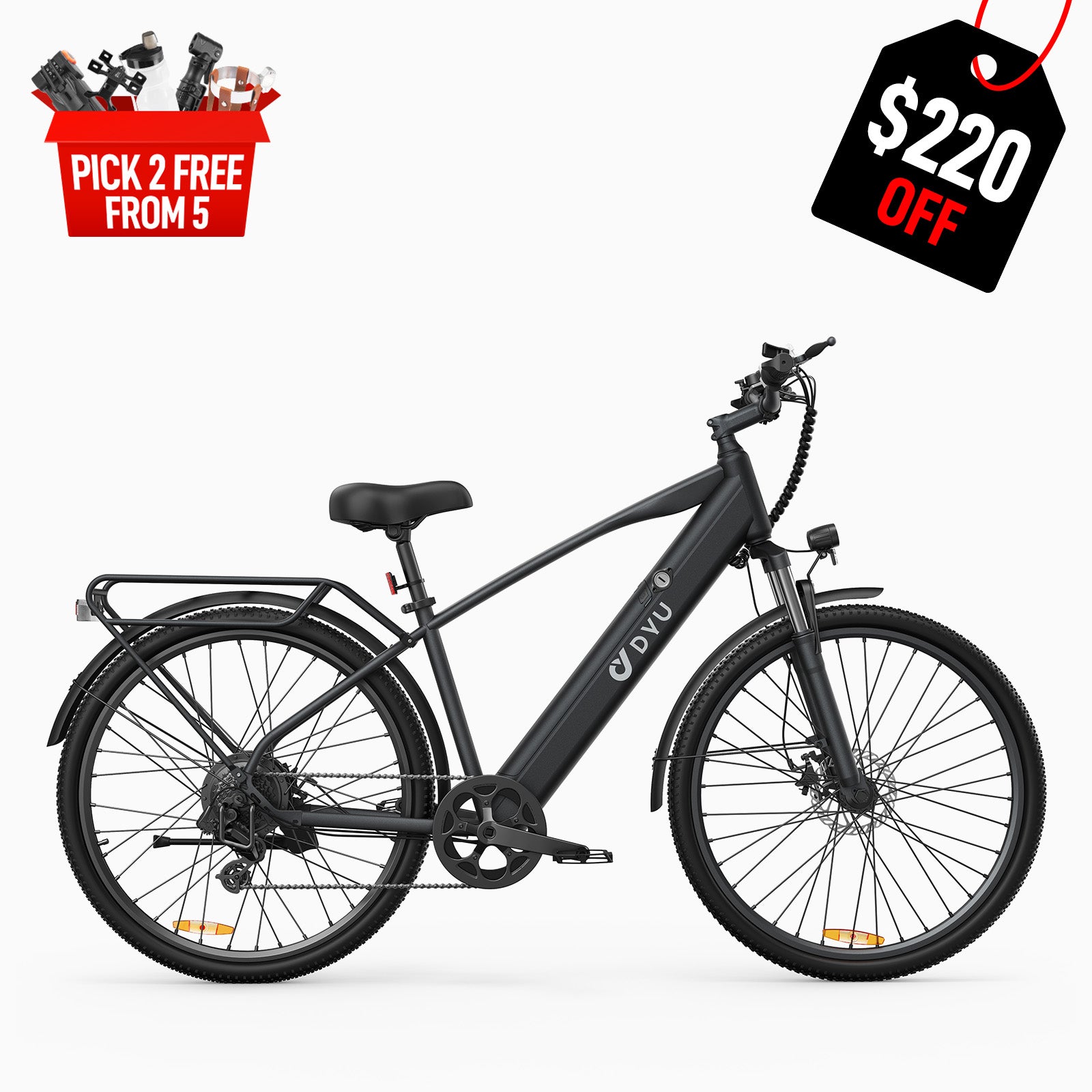 DYU C5 27.5 Inch City Electric Bike