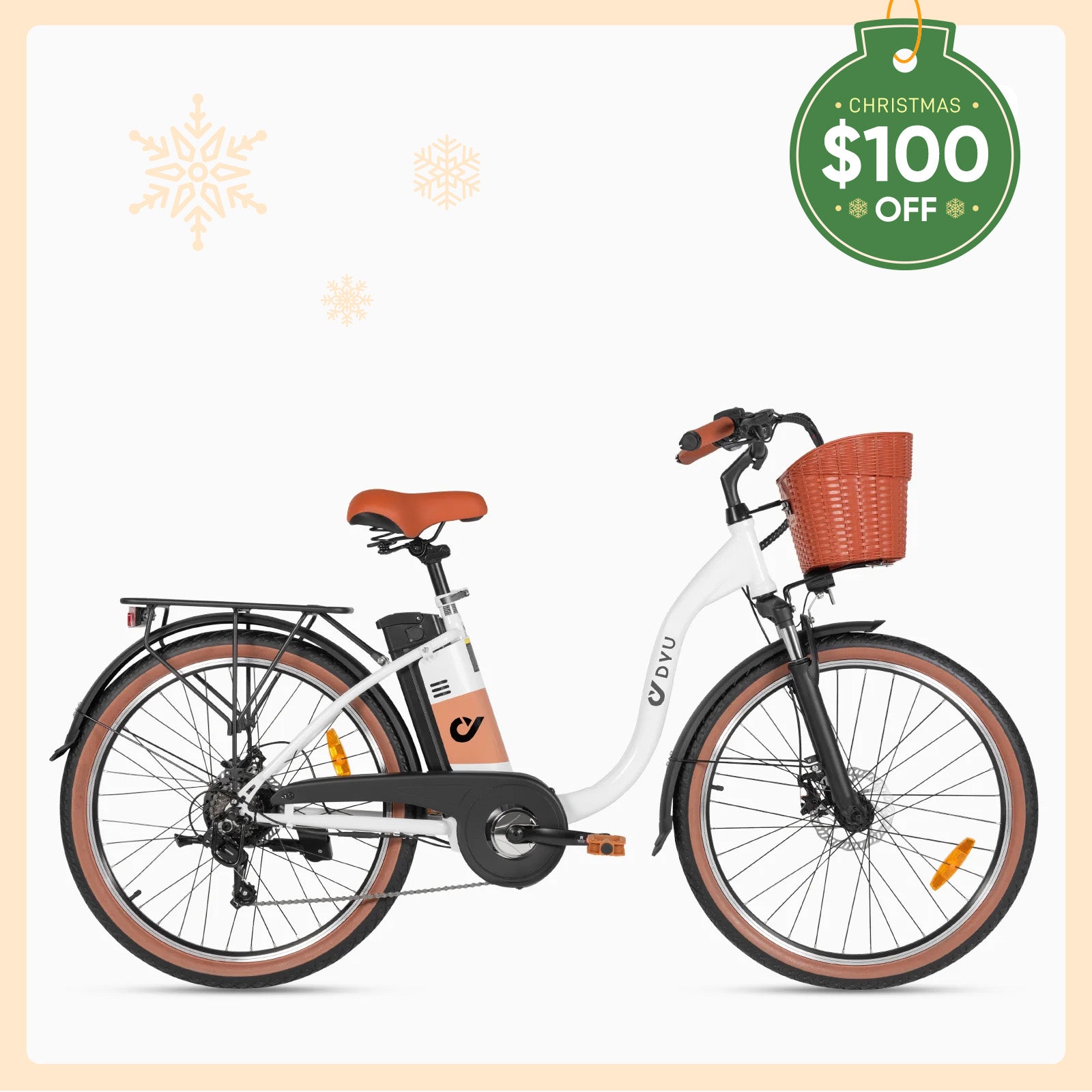 DYU C6 Pro 26 Inch City Electric Bike