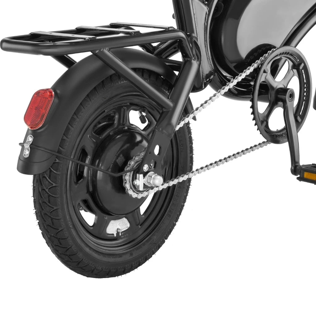 mini folding electric bicycle GUGOIS G16 16" Bike 500W Motor 48V 15Ah Battery Gleeride The battery is durable Wildaven 14 in. Folding Mini