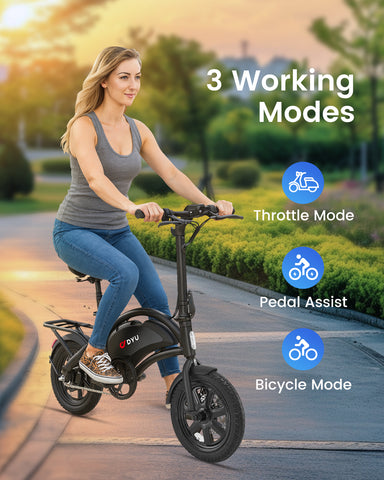DYU D3F Electric Bike Peak 500W 36V