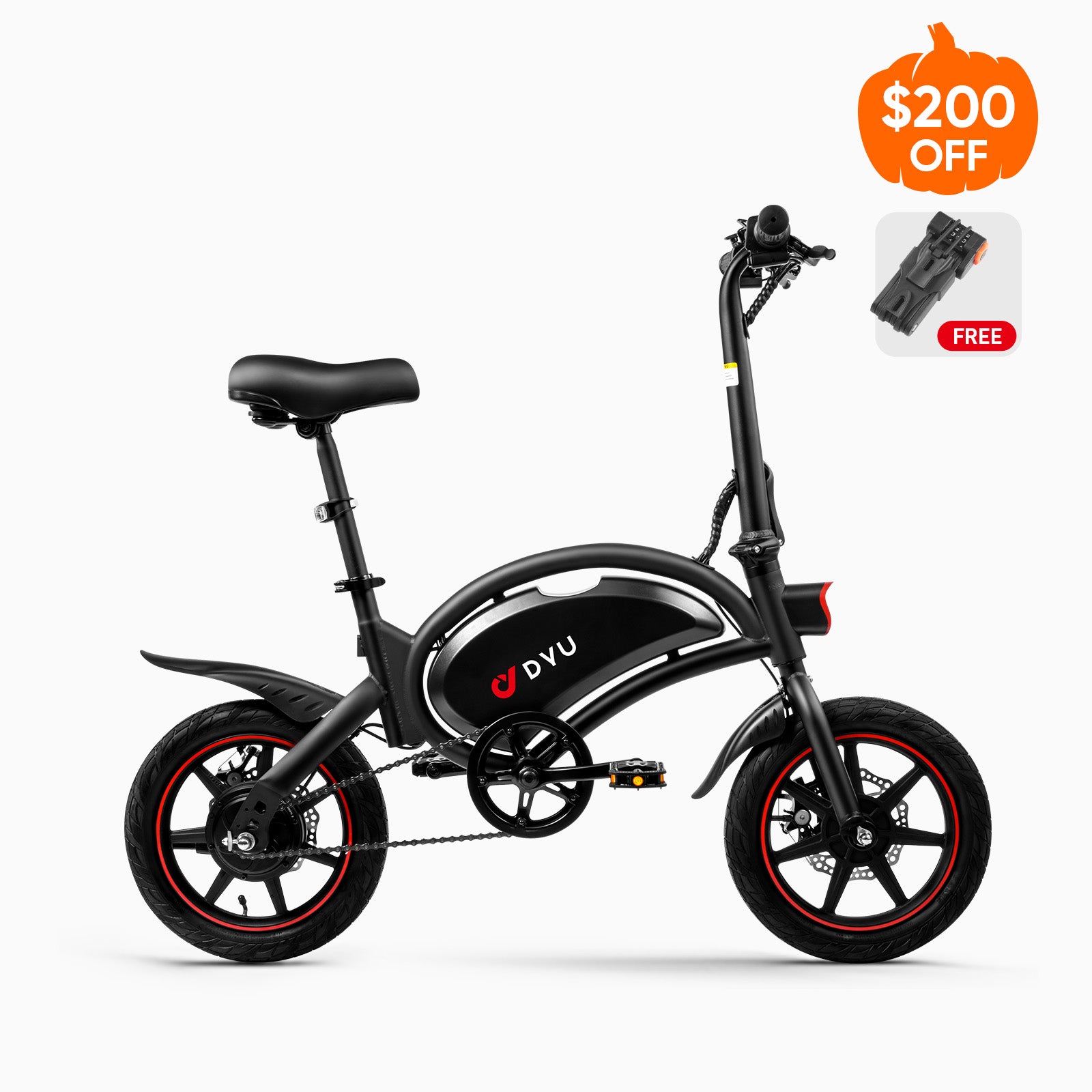 DYU D3F 14 Inch Folding Ebike