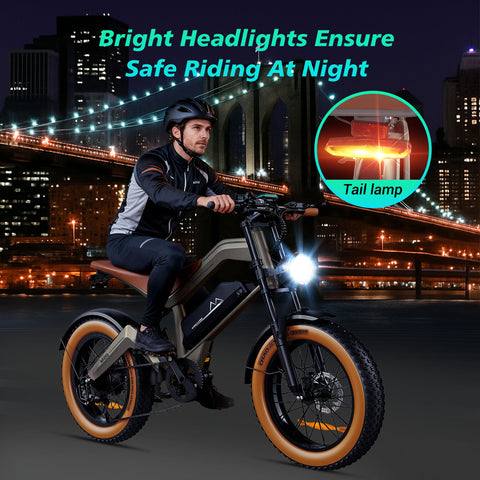 NEW DYU M20 Lite All-Terrain Long-Range Electric Bike