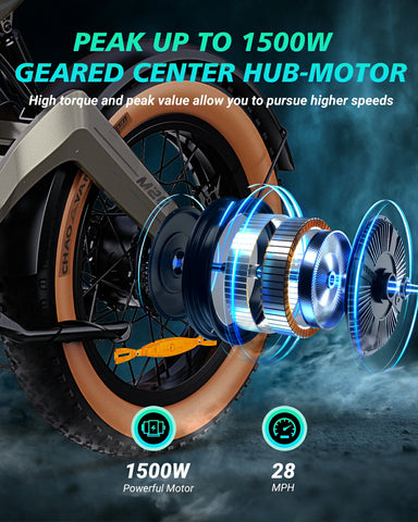 DYU M20 20 Inch Long-Range Electric Motorcycle