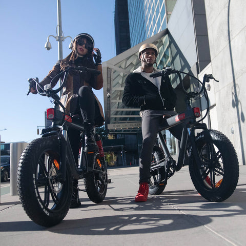 DYU V8 750W Electric Fat Tire Bike