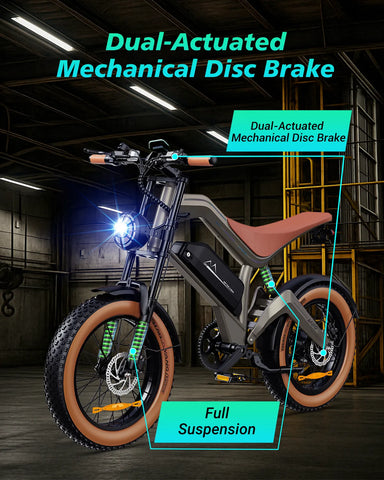 DYU M20 Lite All-Terrain Long-Range Electric Bike