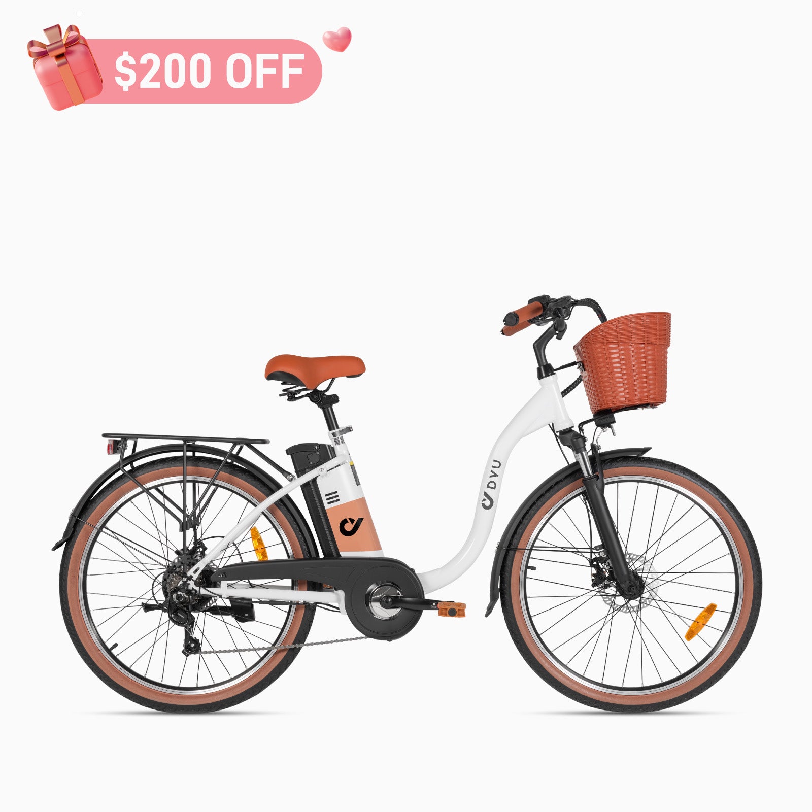 DYU C6 Pro 26 Inch City Electric Bike